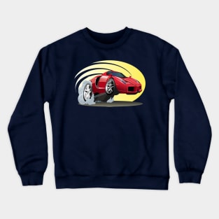 Cartoon sport car Crewneck Sweatshirt
